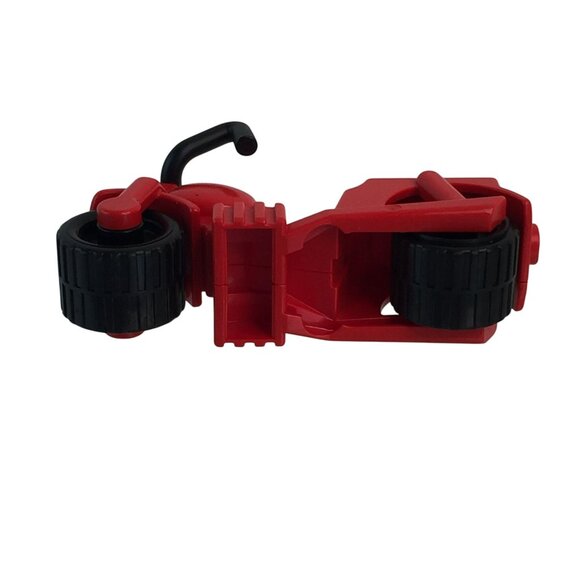 Vintage Lego Duplo Red Motorcycle Lot of 2 Bike Motorbike Vehicle Toy - Picture 6 of 11